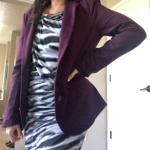 Gap Boyfriend Blazer Purple